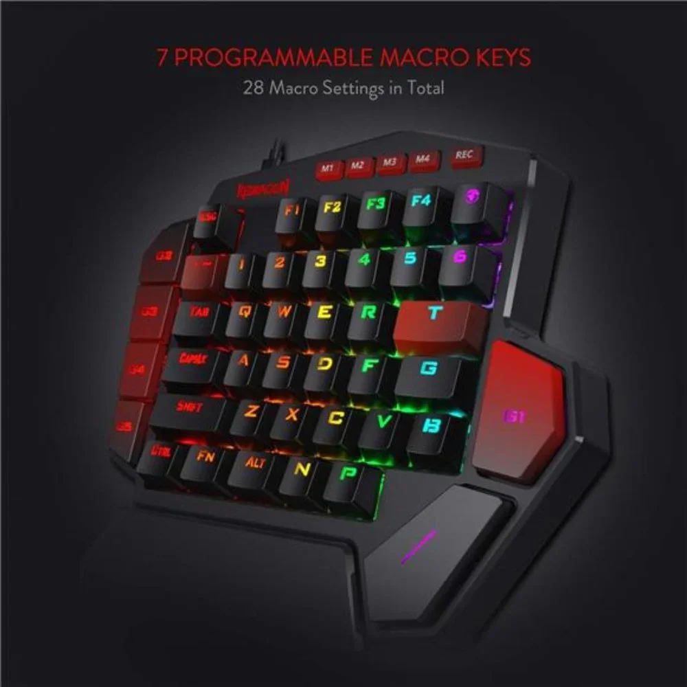 K585 DITI One-Handed RGB Mechanical Gaming Keyboard, 42 Keys Type-C Professional